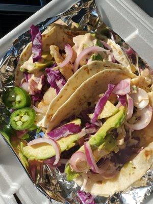 2 of 3 fish tacos