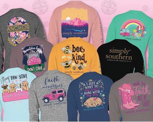 Simply Southern Tees in Youth and Adult Sizes