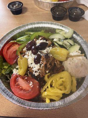 Greek Salad with chicken