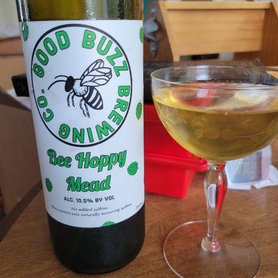 Immensely enjoyed Good Buzz's Bee Hoppy Mead.