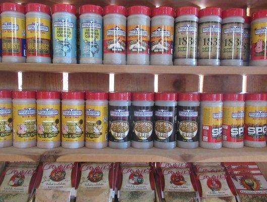 Over 40 jams & jellies, 10 salsas, 20 dip mixes, 12 BBQ rubs, 15 Sauces & much more!  We are the place for gourmet TEXAS foods!