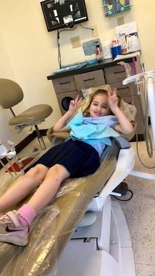 Kayton getting two teeth pulled!