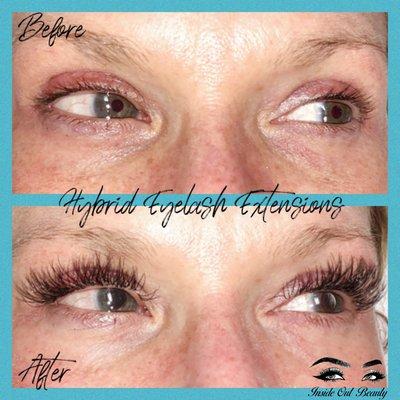 Hybrid lash extensions