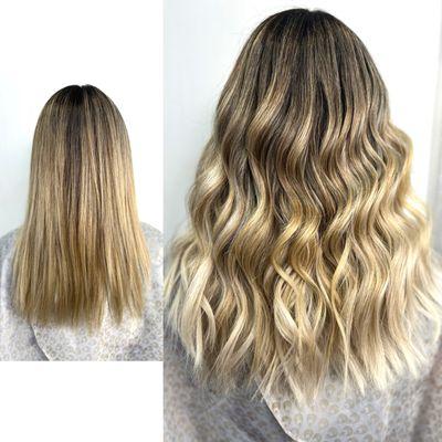 Tape in's for a blonder look