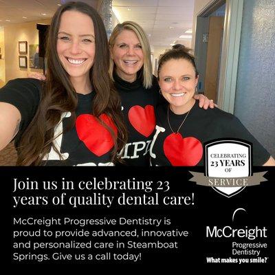 It take a dedicated Team to serve our dental clients all these years.