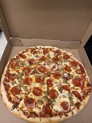 Thin Crust Pizza-Large-Extra Cheese