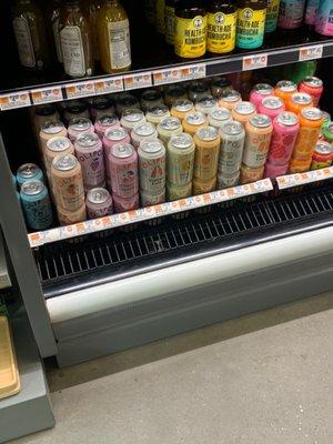 Full Olipop selection in the vast drinks area