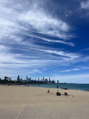 View from the beach in front of the stand/bar