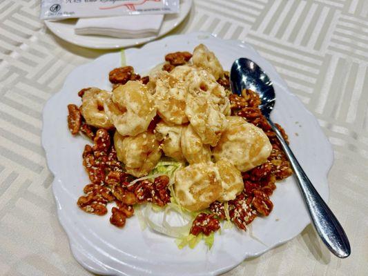 Honey Shrimp Walnut