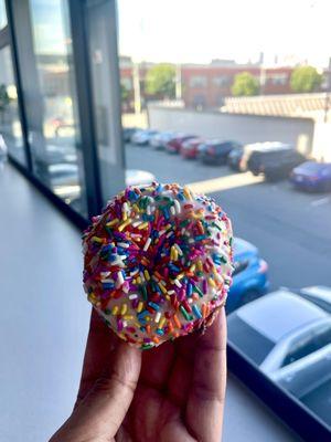 Sprinkled donut