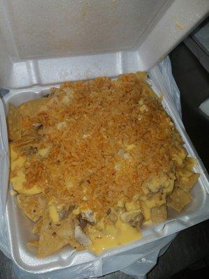 Nachos w/ or w/o meat