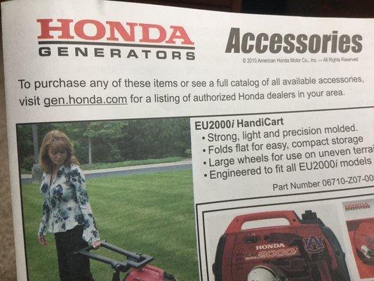 Honda brochure