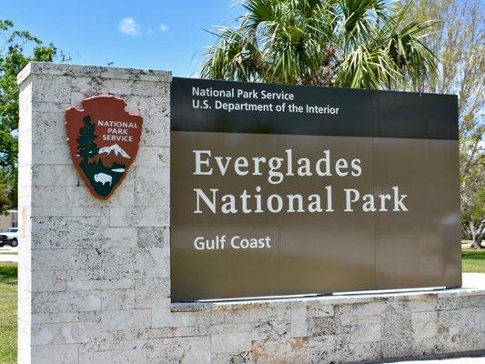 Gulf Coast Visitor Center Entrance Sign