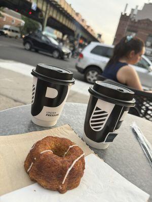 Gluten free Olive Oil & Citrus Bundt with Brewed Coffee.