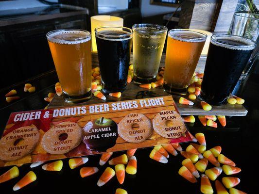 Cider & Donuts Beer Series Flight