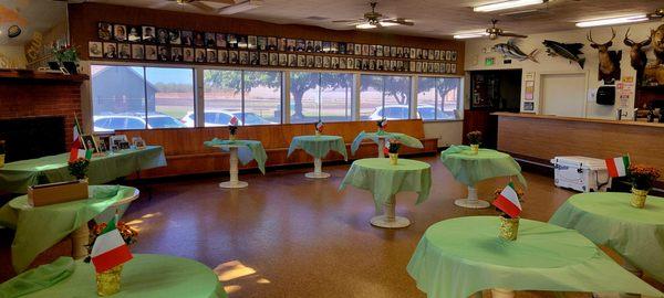 Bar Area - Post-Event Reception Setting Up (10/09/24). #EscalonSportsmansClub #Escalon