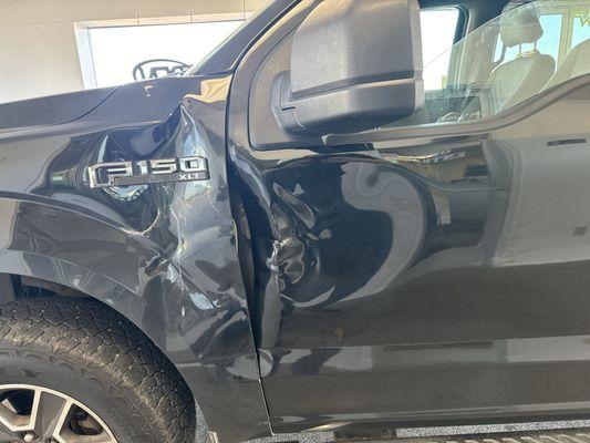 F150 DEER HIT BEFORE