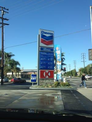 Gas on Nov. 4, 12