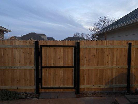 Custom metal gate