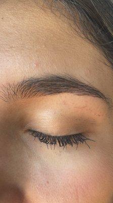 Eye brow threading