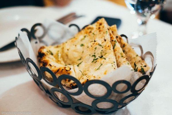 Garlic Naan
 IG: @thephotographerfoodie