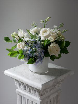 sky blue arrangement