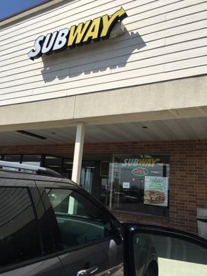 Here's the Subway in the Summerdale Plaza in Enola!