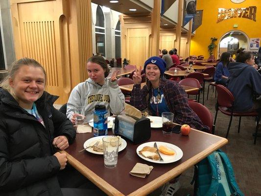 The best part of Nelson: the students! Enjoying carrots and bread! Only complaint is the lack of water!