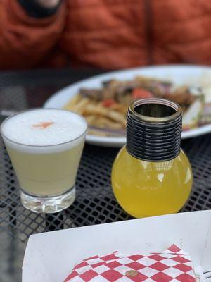 Pisco sour, Chilcano caliente