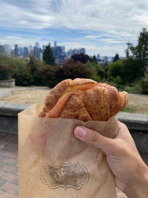 Smoked Salmon Sandwich at Artisan Café