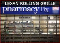 Pharmacy protect with a lean grille