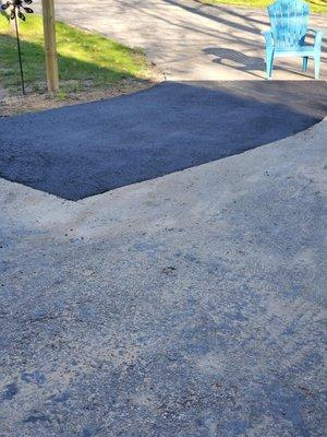 My driveway repair turned out fantastic!