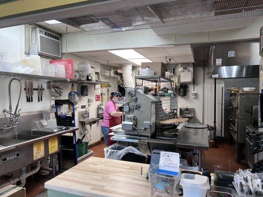 Inside view of kitchen