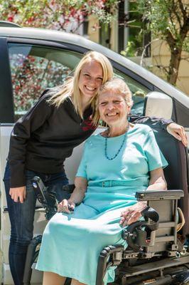 Caregivers help older adults thrive at home.