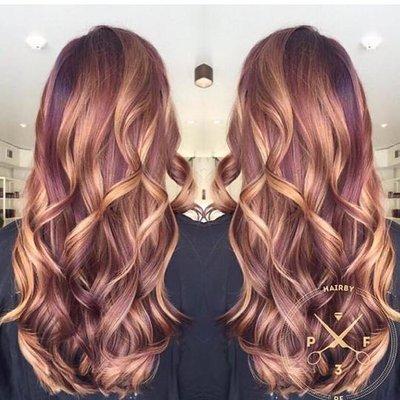 Fall perfection with Balayage .