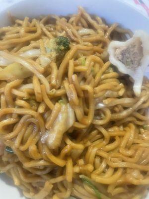 Disappointing veggie lo mein