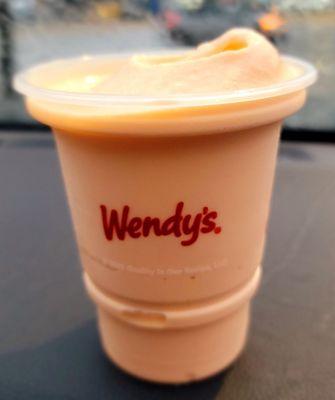 Wendys Orange Dreamsicle Frosty