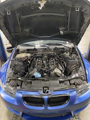 Frozen Blue M3 getting some serious care and repair