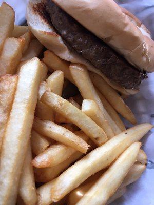 Chopped beef & fries