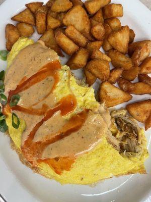 Buffalo Chicken Omelet