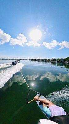 Wakeboarding in Miami Beach