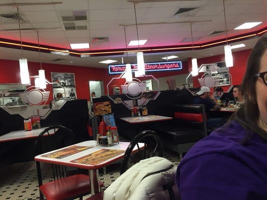 Inside steak n shake