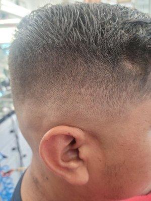 Skin fade by Juan the barber