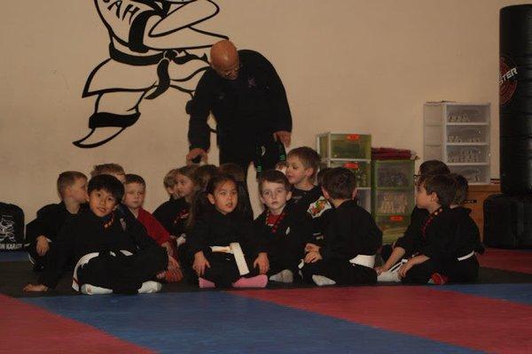 kids karate class at Action Karate