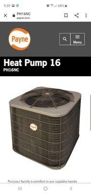 16 seer heat pump