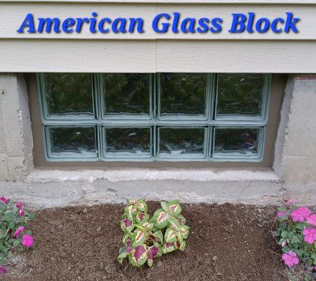 32x14 Glass Block Window.