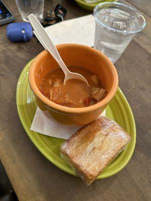 Butter Chicken Soup and Jalapeño Cornbread