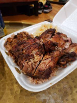 Jerk chicken plate