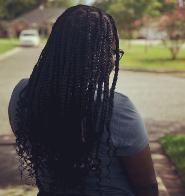 Knotless braids