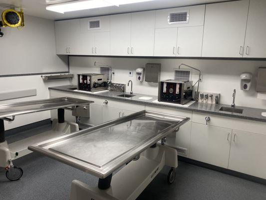 Newly remodeled Preparation Room